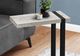 Monarch Specialties Inc. Grey Top Accent Table with Black Metal Frame-1