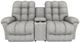 Best® Home Furnishings Customizable Corey Power Reclining Rocker Console Loveseat with Tilt Headrest-1