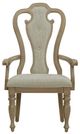 Liberty Furniture Magnolia Manor Ivory/Weathered Bisque Upholstered Splat Back Arm Chair-2