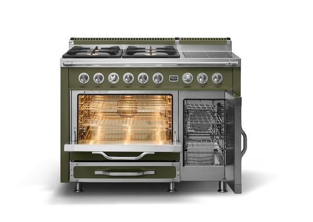 Viking® Tuscany 48" Martini Pro Style Dual Fuel Range with 2 Induction-1