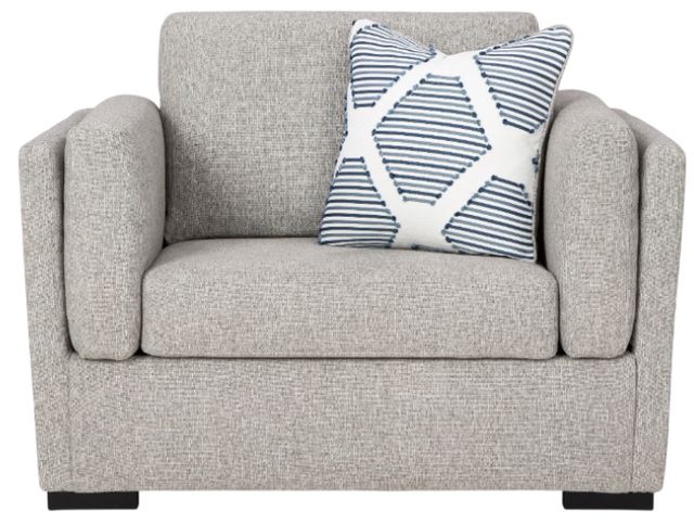 Benchcraft® Evansley Pewter Chair and a Half-1