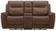 Liberty Furniture Collins York Chestnut Leather Power Reclining Loveseat with Console-3
