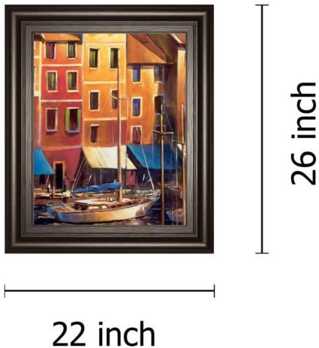 Classy Living D’toole, M Portofino Waterfall 22" Wall Art-2