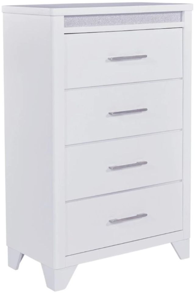 Signature Design by Ashley® Jarlee White 4-Drawer Chest-0
