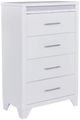 Signature Design by Ashley® Jarlee White 4-Drawer Chest-0