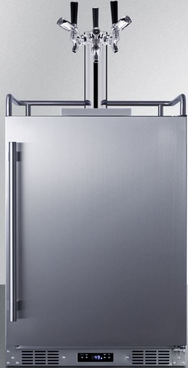 Summit® 24" Stainless Steel Built-In Outdoor Commercial Beer Kegerator-0