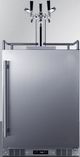 Summit® 24" Stainless Steel Built-In Outdoor Commercial Beer Kegerator-0