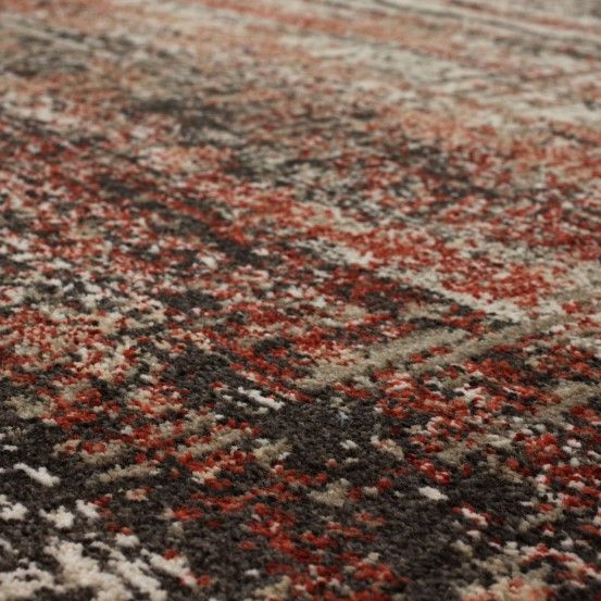 Karastan® Expressions by Scott Living Craquelure Ginger 2' x 3' Throw Rug-3