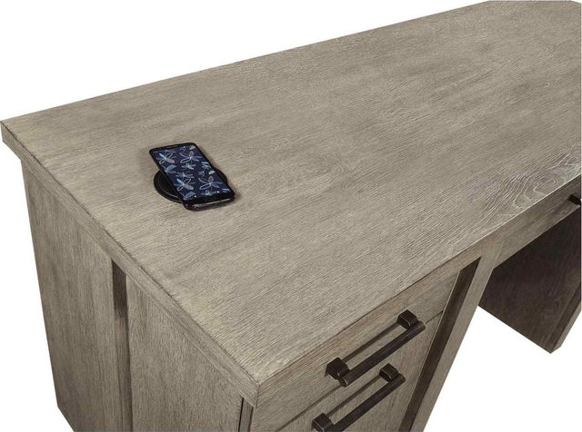 Aspenhome® Platinum Gray Linen Credenza-3