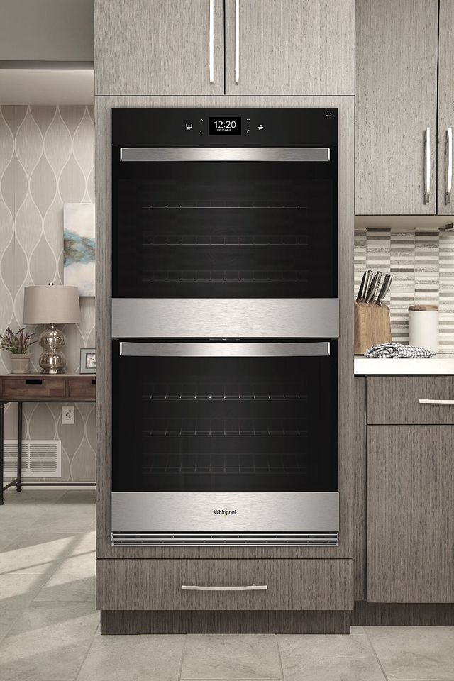 Whirlpool® 27" Fingerprint Resistant Stainless Steel Double Electric Wall Oven-3