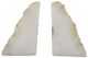 A & B Home White Quartz Bookends-2