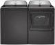 GE Profile™ Diamond Gray Top Load Washer & Electric Dryer Laundry Pair-0
