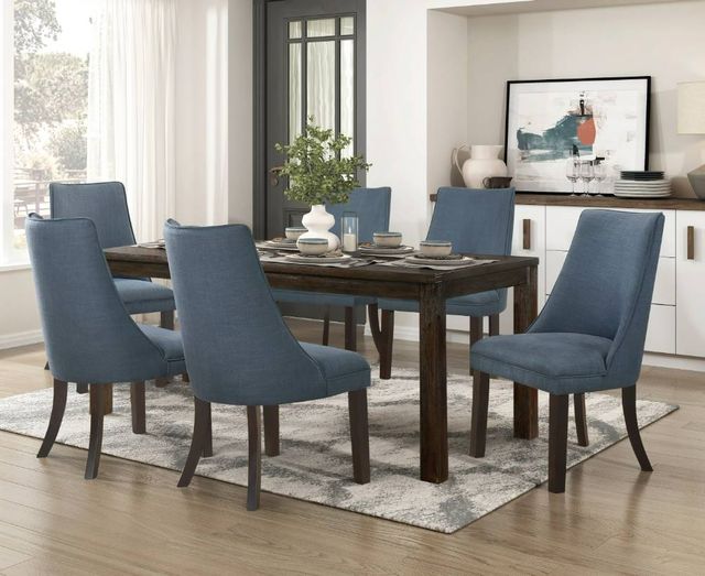 Homelegance® Paulson Blue Gray Dining Side Chair-1
