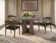 International Furniture Direct Natural Teca Brown Dining Table-1