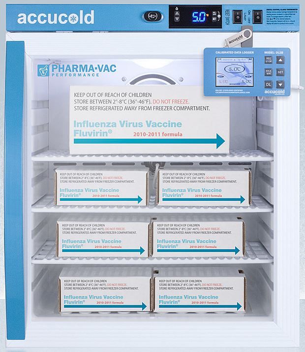 Accucold® Pharma-Vac Performance Series 1.0 Cu. Ft. White Vaccine Refrigerator-2