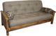 Best Craft Furniture Customizable WB180 Queen EZ Lounger Sofa with Whiskey Barrel Legs-0