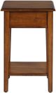 TEI Brushed Walnut End Table-2