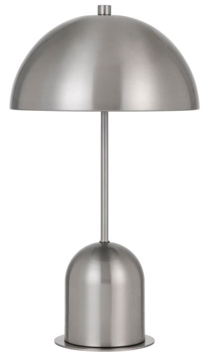 Cal® Lighting & Accessories Peppa Brushed Steel Accent Lamp-0
