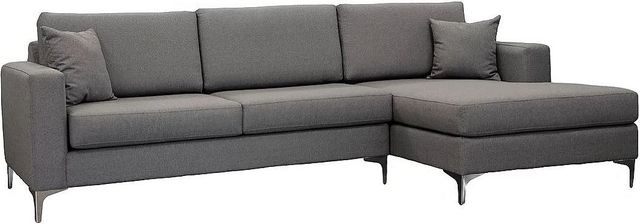 Edgewood Furniture Lagoon 2-Piece Ash Right-Arm Facing Sofa Sectional and Chaise-0