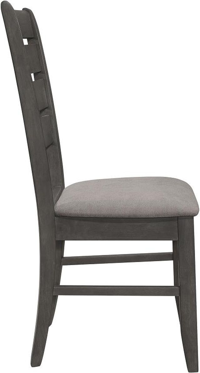 Coaster® Dalilla 2-Piece Dark Grey Side Chairs-3