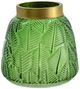 A & B Home Green Fern Leaf Vase-2
