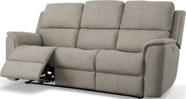 Flexsteel® Henry Fog Power Reclining Sofa with Power Headrests and Lumbar-2