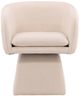 Dovetail Furniture Jonie Lola Cream Swivel Chair-1