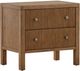 Dovetail Furniture Torrance Dark Brown Nightstand-0
