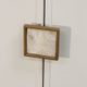 Stylecraft Whitaker Winter White/Brass Cabinet -2