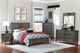 Homelegance® Garcia Gray Full Panel Bed-1
