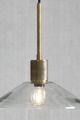 Signature Design by Ashley® Chaness Brass/Clear Pendant Light-3