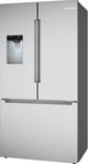 Bosch® 100 Series 36" 21.6 Cu. Ft. Anti-Fingerprint Stainless Steel Counter Depth French Door Refrigerator-3