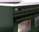 Ilve® Nostalgie II Series 40" Emerald Green Pro Style Induction Range-1