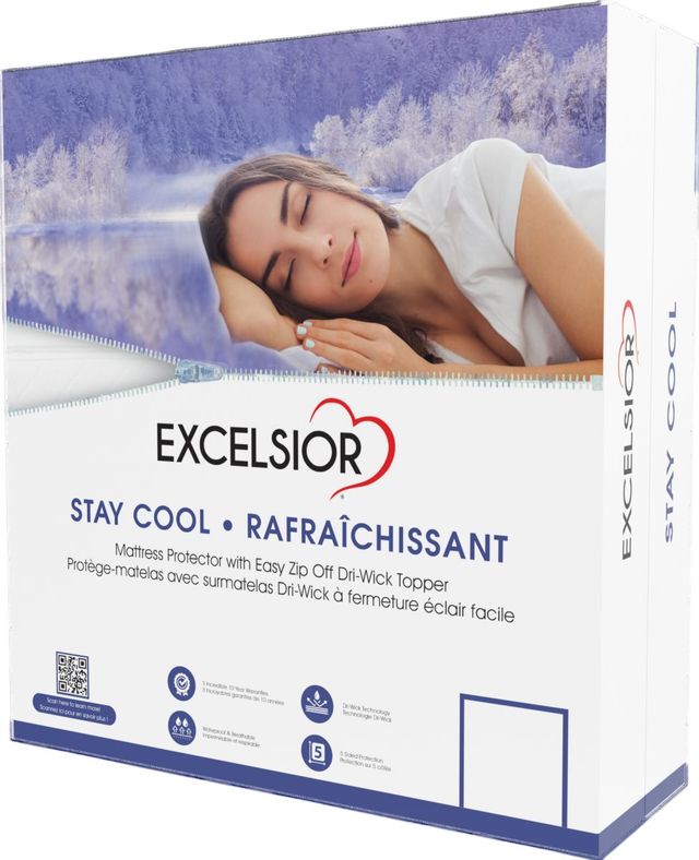 Excelsior® Stay Cool Low Profile Twin XL Mattress Protector-1