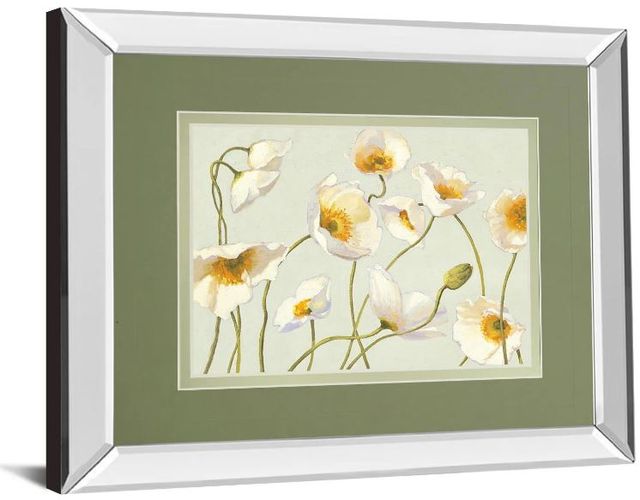 Classy Art Bright Poppies by Novak Mirror Framed Wall Art-1