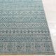 Surya Eagean Aqua/Taupe 4'x6' Area Rug-1