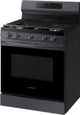Samsung 30" Fingerprint Resistant Black Stainless Steel Smart Freestanding Gas Range-2