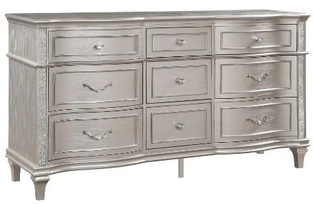 Coaster® Evangeline 4-PieceSilver Oak Queen Bedroom Set-3