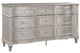 Coaster® Evangeline 4-PieceSilver Oak Queen Bedroom Set-3