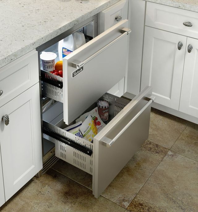 Perlick® Signature Series 5.0 Cu. Ft. Stainless Steel Freezer Drawers-1