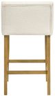 Armen Living Fauna Amber Glow/White Counter Stool-3