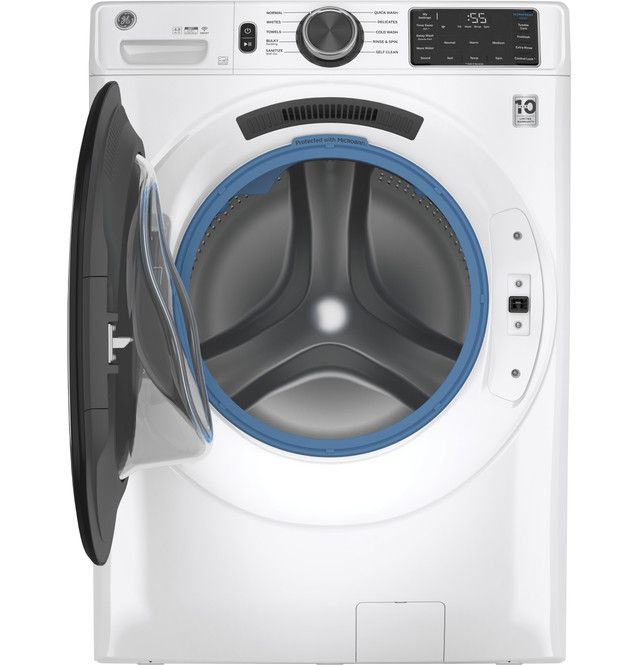 GE® 4.8 Cu. Ft. White Smart Front Load Washer with UltraFresh Vent System-3