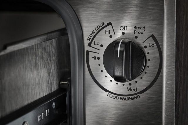 KitchenAid® 30" PrintShield™ Black Stainless Slow Cook Warming Drawer-3