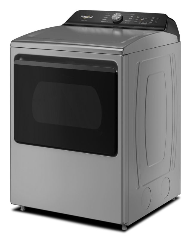 Whirlpool® 7.5 Cu. Ft. Radiant Silver Vented Electric Dryer with Steam Iron and AI Dry-2