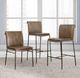 Classic Home Mayer Adobe Tan/Bronze 26" Leather Counter Stool-1