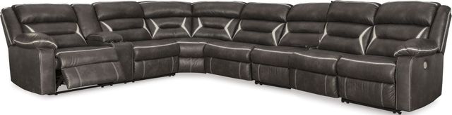 Signature Design by Ashley® Kincord 6-Piece Midnight Power Reclining Sectional-0