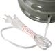 A & B Home Glossy Gray Table Lamp-3