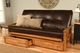 Kodiak Furniture Monterey Oregon Trail Java/Butternut Full Storage Futon with Mattress-1