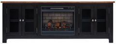 Signature Design by Ashley® Wildenauer Black TV Stand with Electric Fireplace