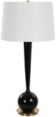 Uttermost® Brielle Black Glaze Table Lamp-0